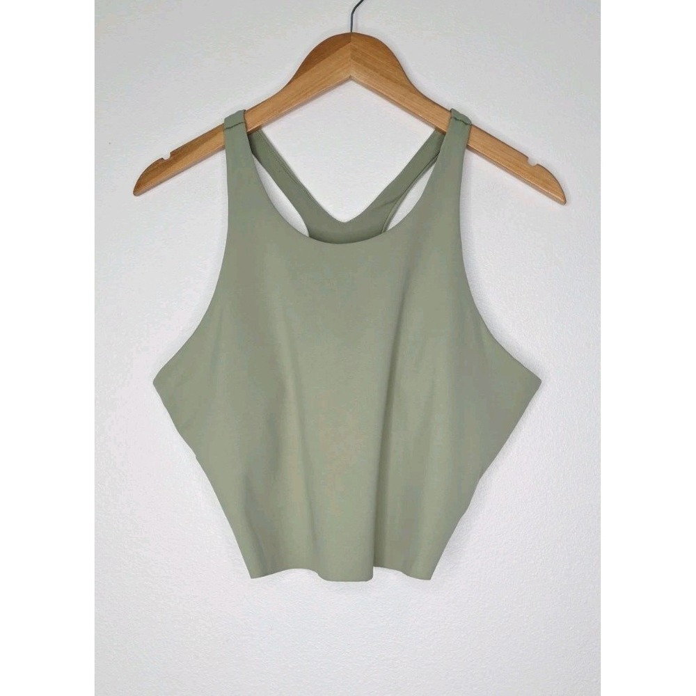 Nike Yoga Dri-FIT Luxe Cropped Tank Top Women's Size XL Green